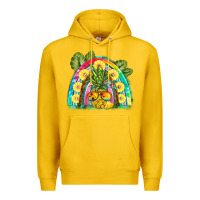 Lemon pineapple rainbow Premium Hoodie - BarkalooDesign