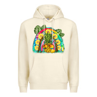 Sandshell pineapple rainbow Premium Hoodie - BarkalooDesign