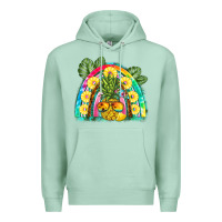 Seafoam pineapple rainbow Premium Hoodie - BarkalooDesign