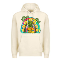 Tofu pineapple rainbow Premium Hoodie - BarkalooDesign