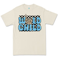 Bone wild child blue skeleton Premium Tee - MaliasSmallBusiness