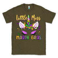 Army Green little miss mardi gras Classic Tee - LillyAllenDesigns