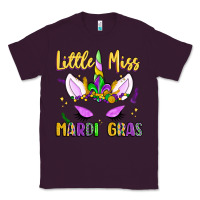 Plum little miss mardi gras Classic Tee - LillyAllenDesigns