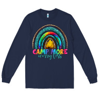 Navy camp more worry less Long Sleeve Tee - Artiststas