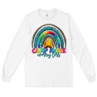 White camp more worry less Long Sleeve Tee - Artiststas