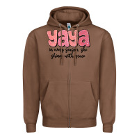 Chestnut yaya in every season, she shines with grace Zipper Hoodie - MaliasSmallBusiness