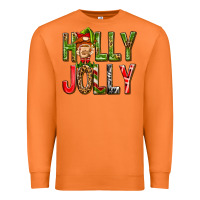 Carrot Holly Jolly elf gnome Premium Sweatshirt - NancyCooperArtShop