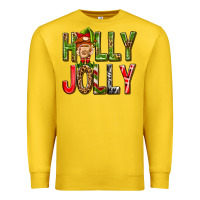 Lemon Holly Jolly elf gnome Premium Sweatshirt - NancyCooperArtShop