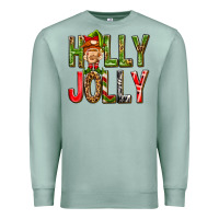 Seafoam Holly Jolly elf gnome Premium Sweatshirt - NancyCooperArtShop