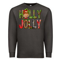 Smoke Holly Jolly elf gnome Premium Sweatshirt - NancyCooperArtShop