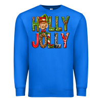 True Royal Holly Jolly elf gnome Premium Sweatshirt - NancyCooperArtShop