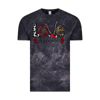 Cloud Black love firefighter Vintage Tee - CowhideDigitalArt