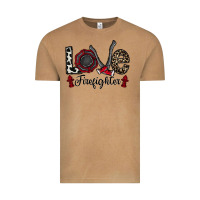 Vintage Camel love firefighter Vintage Tee - CowhideDigitalArt