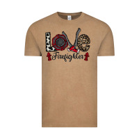 Love Firefighter Vintage Tee | Teevron