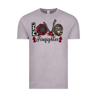 Vintage Zinc love firefighter Vintage Tee - CowhideDigitalArt