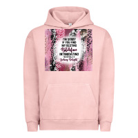 Pigment Salmon i'm sorry if you find my resting bitchface intimid Urban Hoodie - TumblerDesignByShophia