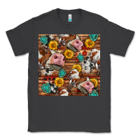 Smoke cow and western seamless pattern Classic Tee - BundleAndBundleShop