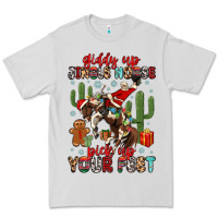 Dove Grey giddy up jingle horse pick up your feet Premium Tee - MaliasSmallBusiness