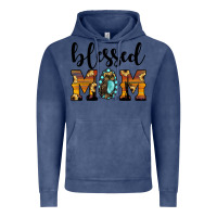 Vintage Denim blessed mom Vintage Hoodie - JahusDesignShop
