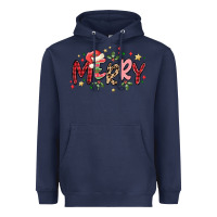 Navy merry Heavyweight Hoodie - MaliasSmallBusiness