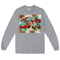Heather Grey love birds and love with ross Long Sleeve Tee - AdoDesignShop