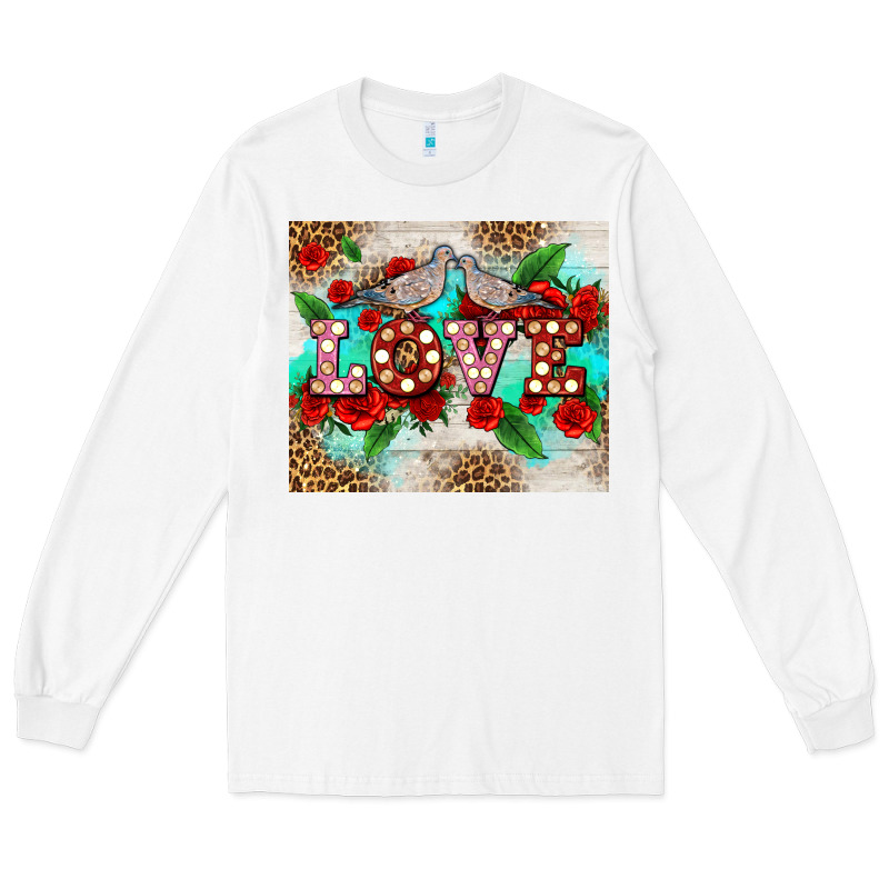Love Birds And Love With Ross Long Sleeve Tee by AdoDesignShop | Teevron