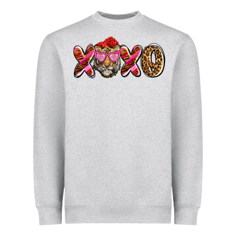 Xoxo Tiger Olivia Heavyweight Sweatshirt by OliviaCreatesArt | Teevron