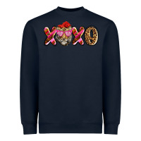 Navy xoxo tiger olivia Heavyweight Sweatshirt - OliviaCreatesArt