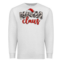 Oatmeal Heather Mama Claus Premium Sweatshirt - MaliasSmallBusiness