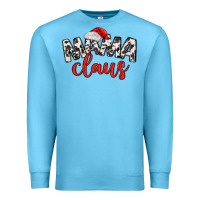 Ocean Blue Mama Claus Premium Sweatshirt - MaliasSmallBusiness