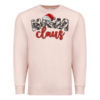 Pale Pink Mama Claus Premium Sweatshirt - MaliasSmallBusiness
