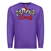 Purple Mama Claus Premium Sweatshirt - MaliasSmallBusiness