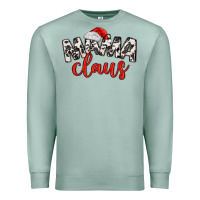 Seafoam Mama Claus Premium Sweatshirt - MaliasSmallBusiness