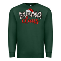 Sports Green Mama Claus Premium Sweatshirt - MaliasSmallBusiness