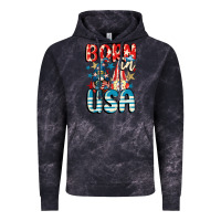 Cloud Black Born in USA gnomes 4th of July Vintage Hoodie - CowGirlArtShop