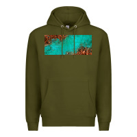 Army Green tooled leather turquoise glitter 11oz mug Premium Hoodie - Jasminsmagicworld