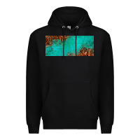 Black tooled leather turquoise glitter 11oz mug Premium Hoodie - Jasminsmagicworld