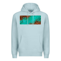 Blue Mist tooled leather turquoise glitter 11oz mug Premium Hoodie - Jasminsmagicworld