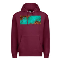 Burgundy tooled leather turquoise glitter 11oz mug Premium Hoodie - Jasminsmagicworld