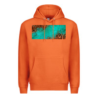 Carrot tooled leather turquoise glitter 11oz mug Premium Hoodie - Jasminsmagicworld