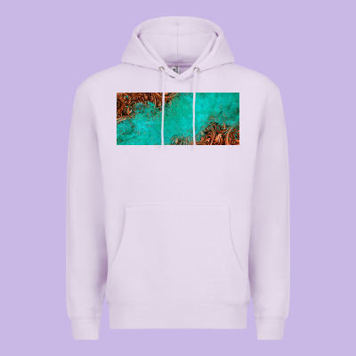 Tooled Leather Turquoise Glitter 11oz Mug Premium Hoodie Designed By Jasminsmagicworld