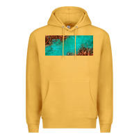 Mustard tooled leather turquoise glitter 11oz mug Premium Hoodie - Jasminsmagicworld