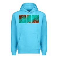 Ocean Blue tooled leather turquoise glitter 11oz mug Premium Hoodie - Jasminsmagicworld