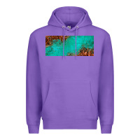 Purple tooled leather turquoise glitter 11oz mug Premium Hoodie - Jasminsmagicworld