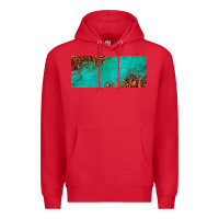 Red tooled leather turquoise glitter 11oz mug Premium Hoodie - Jasminsmagicworld