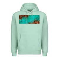 Seafoam tooled leather turquoise glitter 11oz mug Premium Hoodie - Jasminsmagicworld
