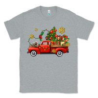 Heather Grey Christmas truck Classic Tee - AdoDesignShop