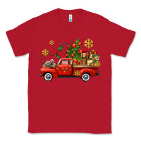 Red Christmas truck Classic Tee - AdoDesignShop