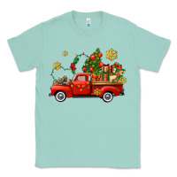 Seafoam Christmas truck Classic Tee - AdoDesignShop