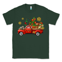 Sports Green Christmas truck Classic Tee - AdoDesignShop